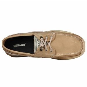 Sebago Clovehitch II Taupe Men’s 11.5 Boat Shoes Coastal Dri Lex Casual Marine